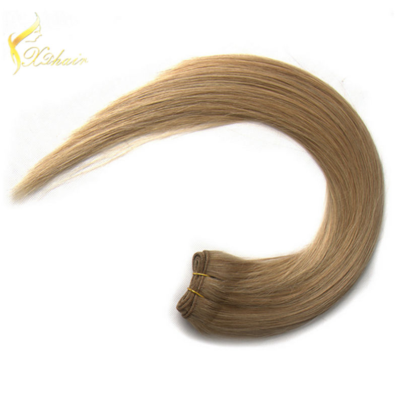 9A grade European blond human hair wefts, blonde brazilian hair weft