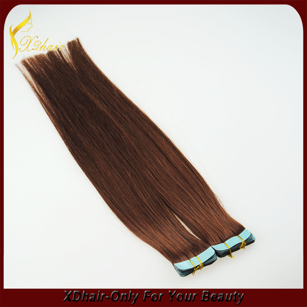 wholesale price pu skin hair weft hair extension