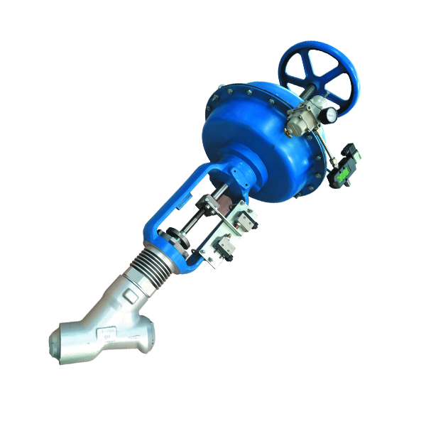 2 '' 4500LB F91 soudé bout à bout forgé pneumatique type Y vanne de vidange