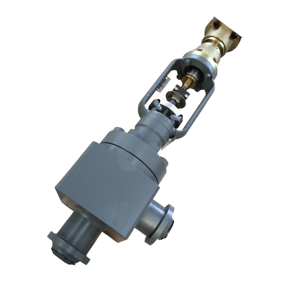 3''3000LB A105 forjado en general BW final válvula de control de ángulo de alta calidad