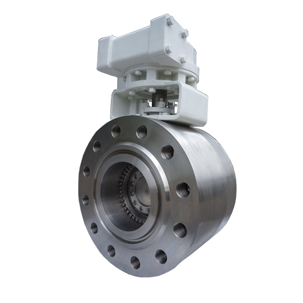 8 '' 1500LB 904L Metall-zu-Metall-Absperrklappe mit Dreifachversatz und Schneckengetriebe