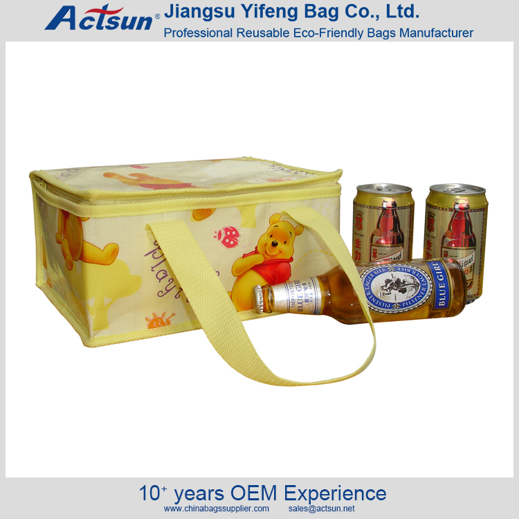 Recyclable Laminated PP Woven Insulated Cooler Bag