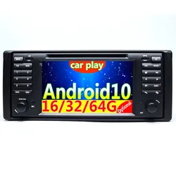 1 DIN 7 ''Android 11 Car+DVD+BMW E53 E39 X5 쿼드 코어 자동+라디오+자동차+멀티미디어+스테레오+DSP Wi -Fi BT SWC와 오디오+플레이어
