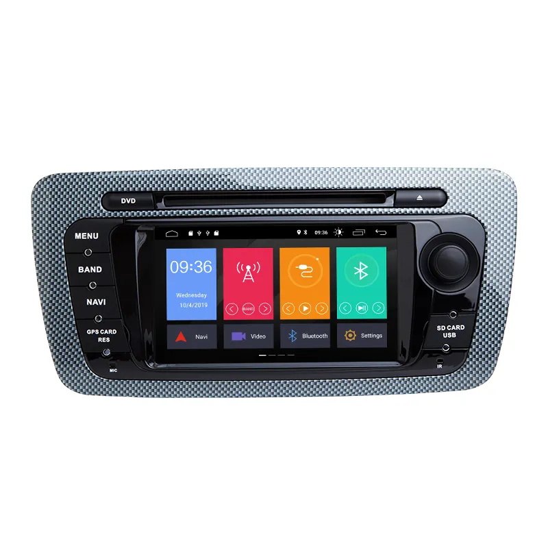 1 Din Android 12 Auto DVD -Radio für Sitz Ibiza 6J 2009 2012 2012 2013 GPS Navigation 2 Din -Bildschirm Radio Audio Multimedia Player