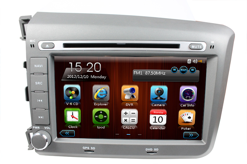 DVD do carro para Honda Civic 2012 deixou ST-8016