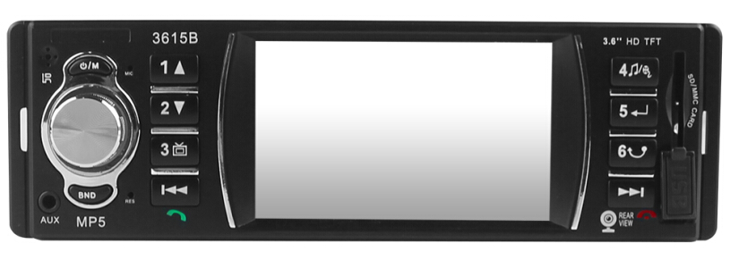 3.6inch Universal 1 din car mp5 player ST-3615R
