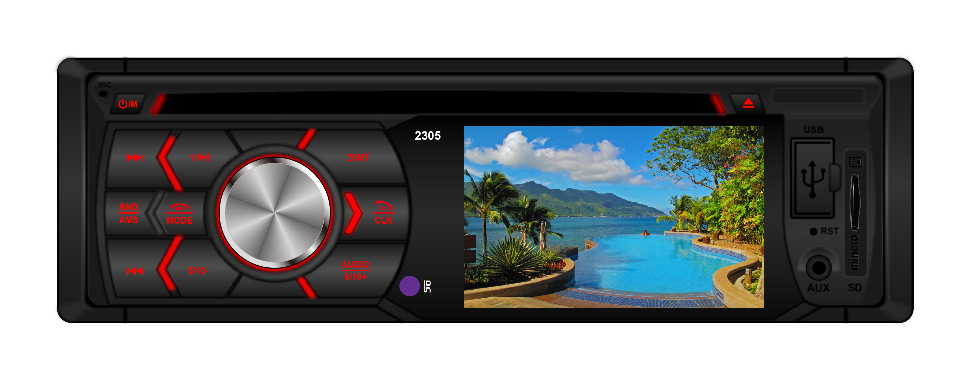 3inch Universal 1 din car mp3 player ST-2305