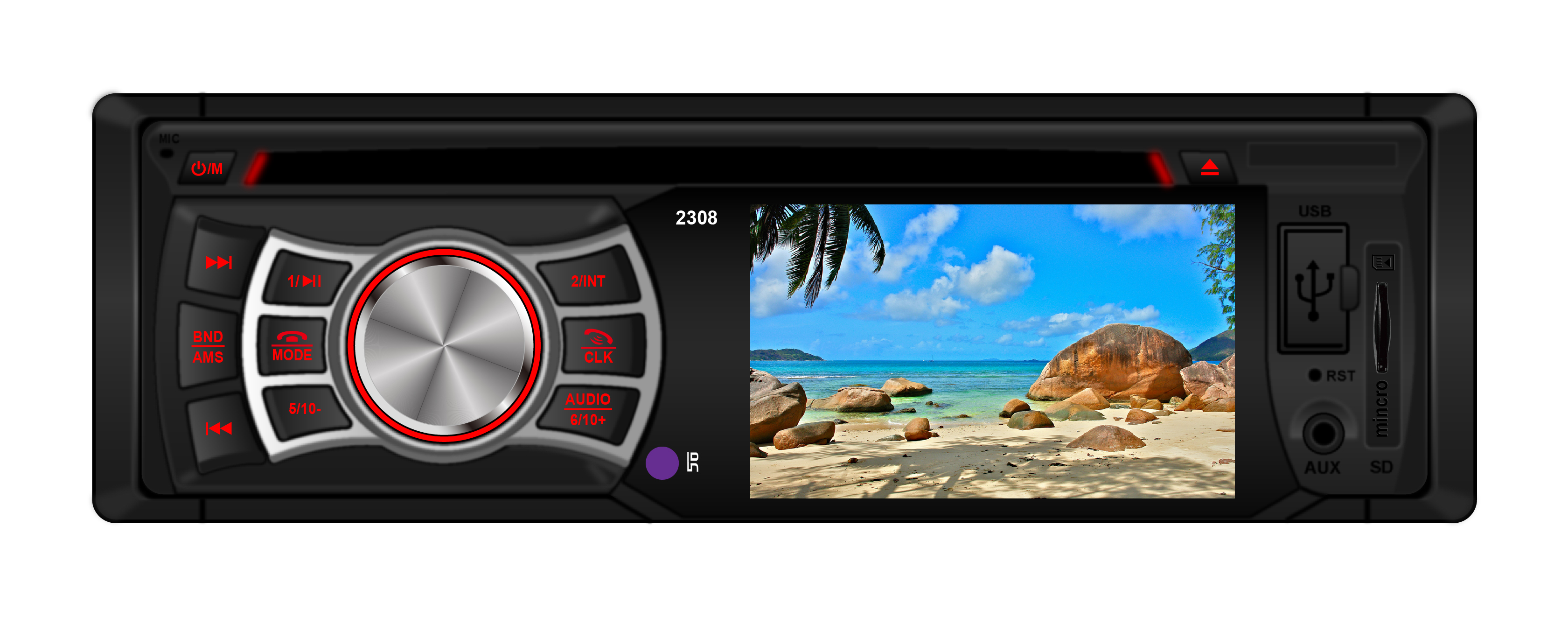 3inch Universal 1 din car mp3 player ST-2308