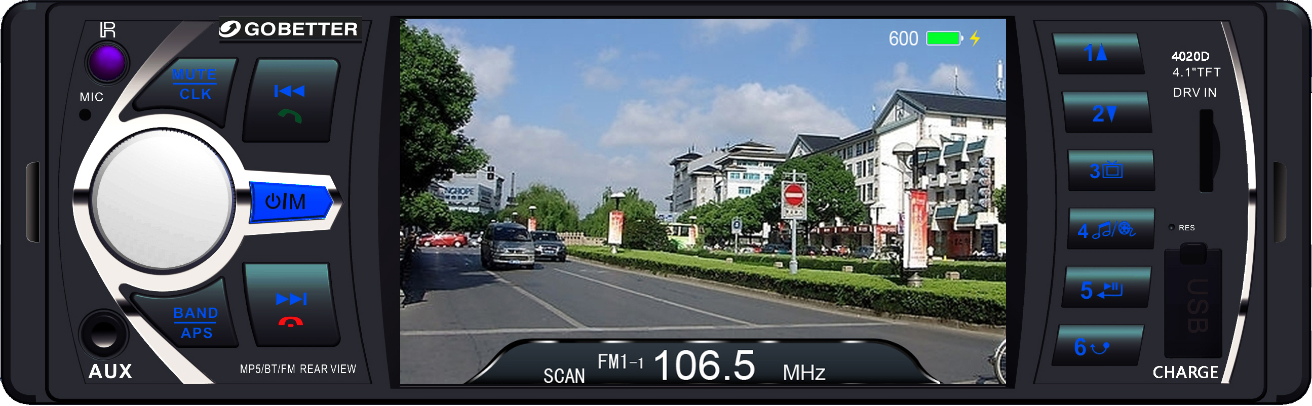 4inch Universal 1 din car mp5 player ST-4020