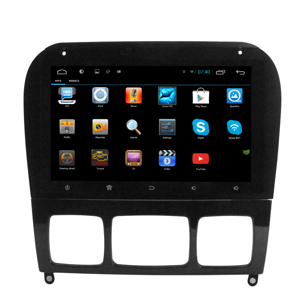 9'' Android 7.1Mercedes  Benz C200 S350  Car DVD GPS