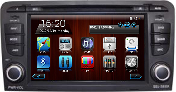 Car DVD for AUDI A3 S3 RS3 ST-7461