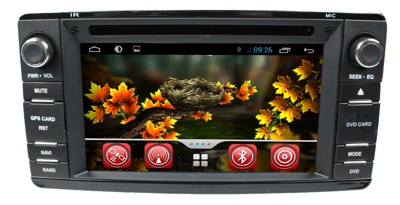 الروبوت 7.1 سيارة دي في دي لميتسوبيشي أوتلاندر 2013 (ST-8323C)