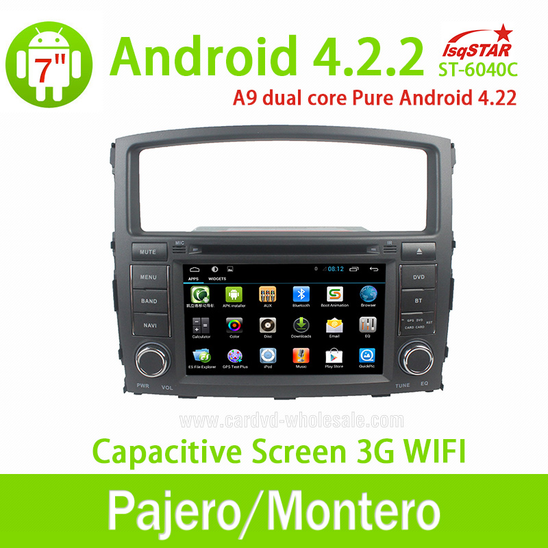 Mitsubishi Pajero / Montero için Android 7.1 Araç DVD