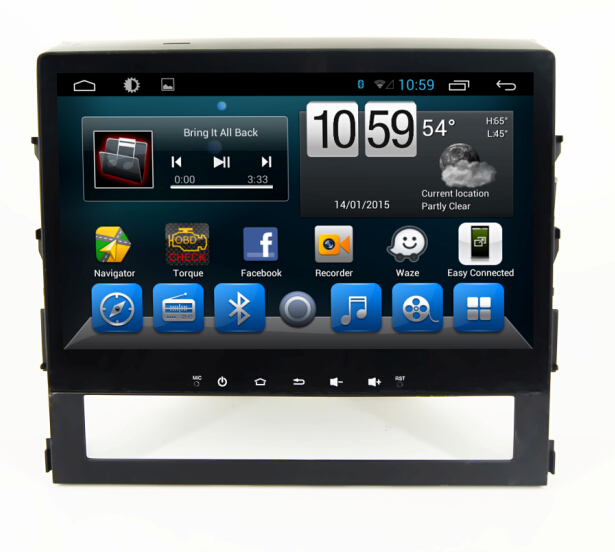 Android 7.1 Quad Core 1024*600 Car DVD player GPS Navigation stere for toyota  Cruiser 2016