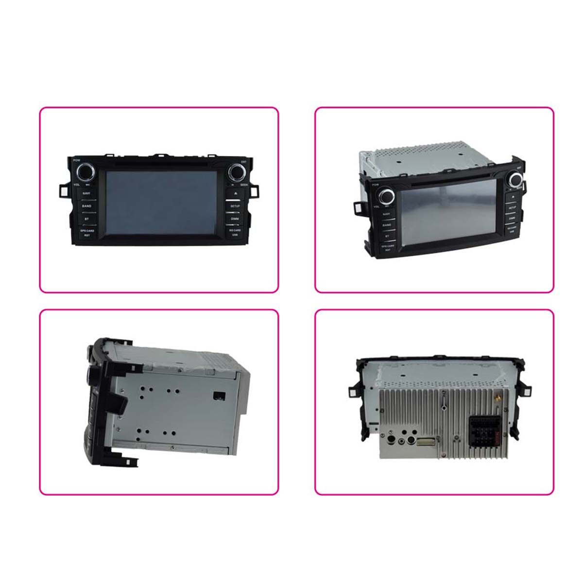 Android 7.1 Quad Core 1024*600 Car DVD player GPS Navigation stere for Toyota Auris 2008-2011