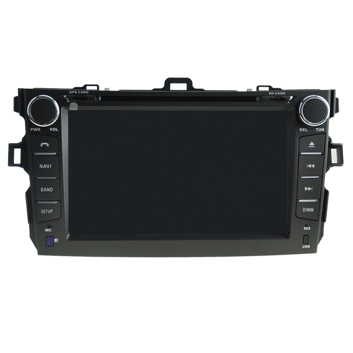 Android 7.1 Quad Core 1024*600 Car DVD player GPS Navigation stere for Toyota Corolla 2008-2012