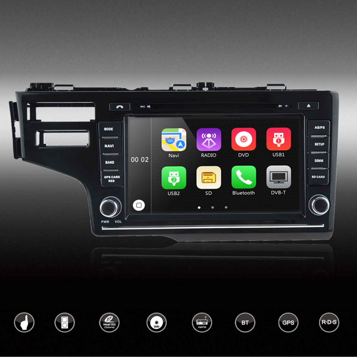 Android 7.1 car dvd for Honda Fit