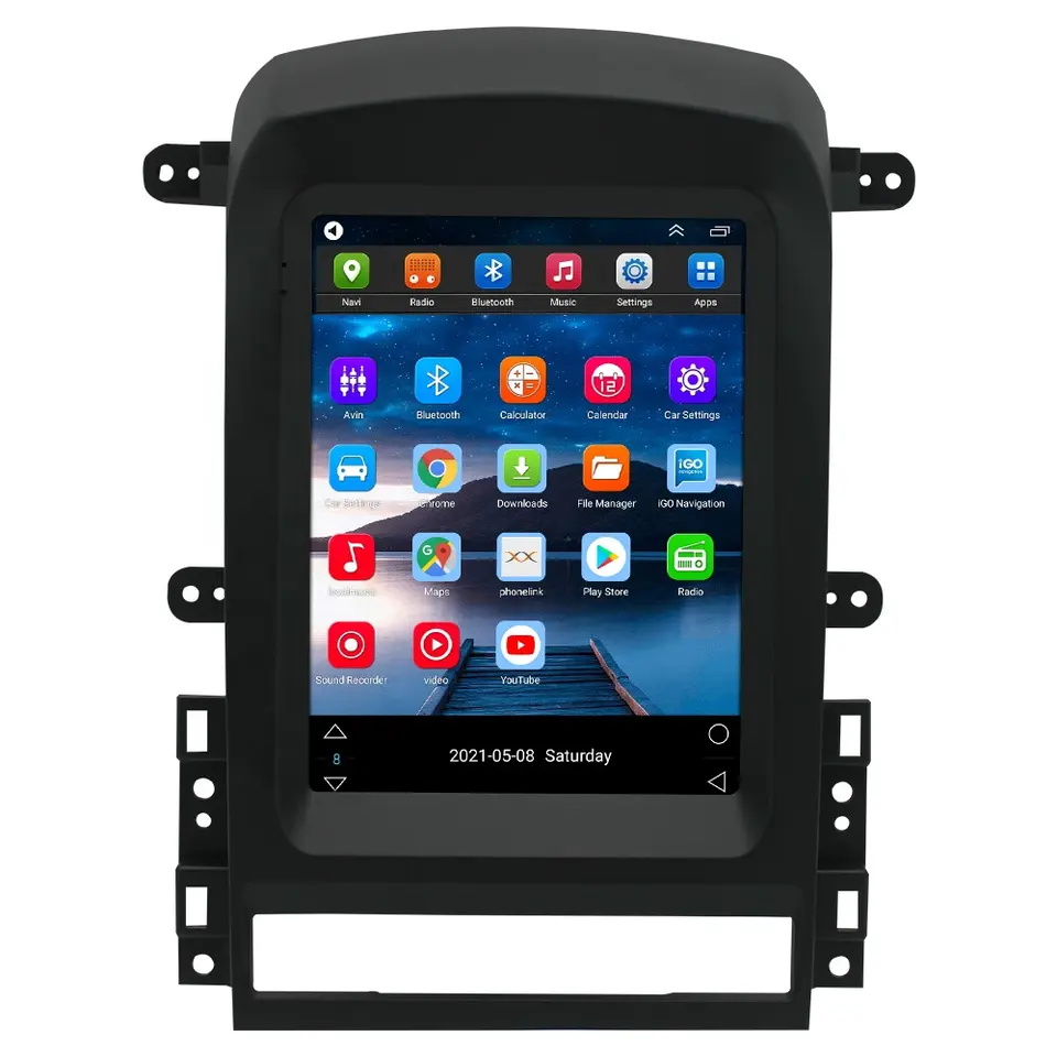Android Car DVD Player pour Chevrolet Captiva 2008-2012 2din 9,7 pouces auto radio GPS Navigation Tesla Screen Stéréo