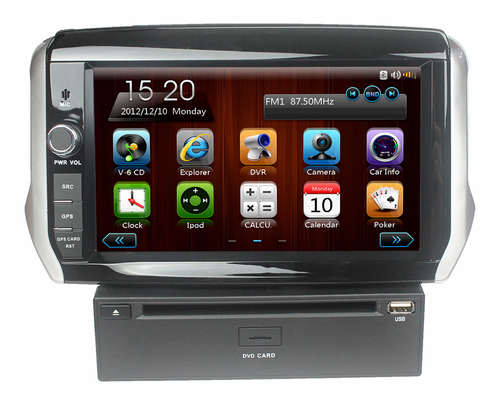 Araba DVD Peugeot 208 ST-8179