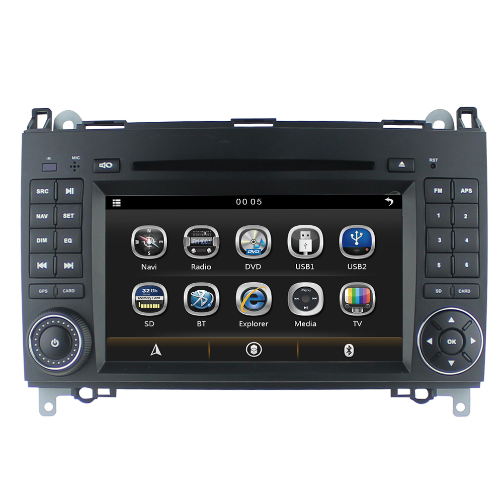 DVD ติดรถยนต์สำหรับ Mercedes B200 ST-8896