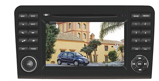 เครื่องเล่นดีวีดีสำหรับรถยนต์เมอร์เซ ML-W164 ระดับ X164 ML300 ML350