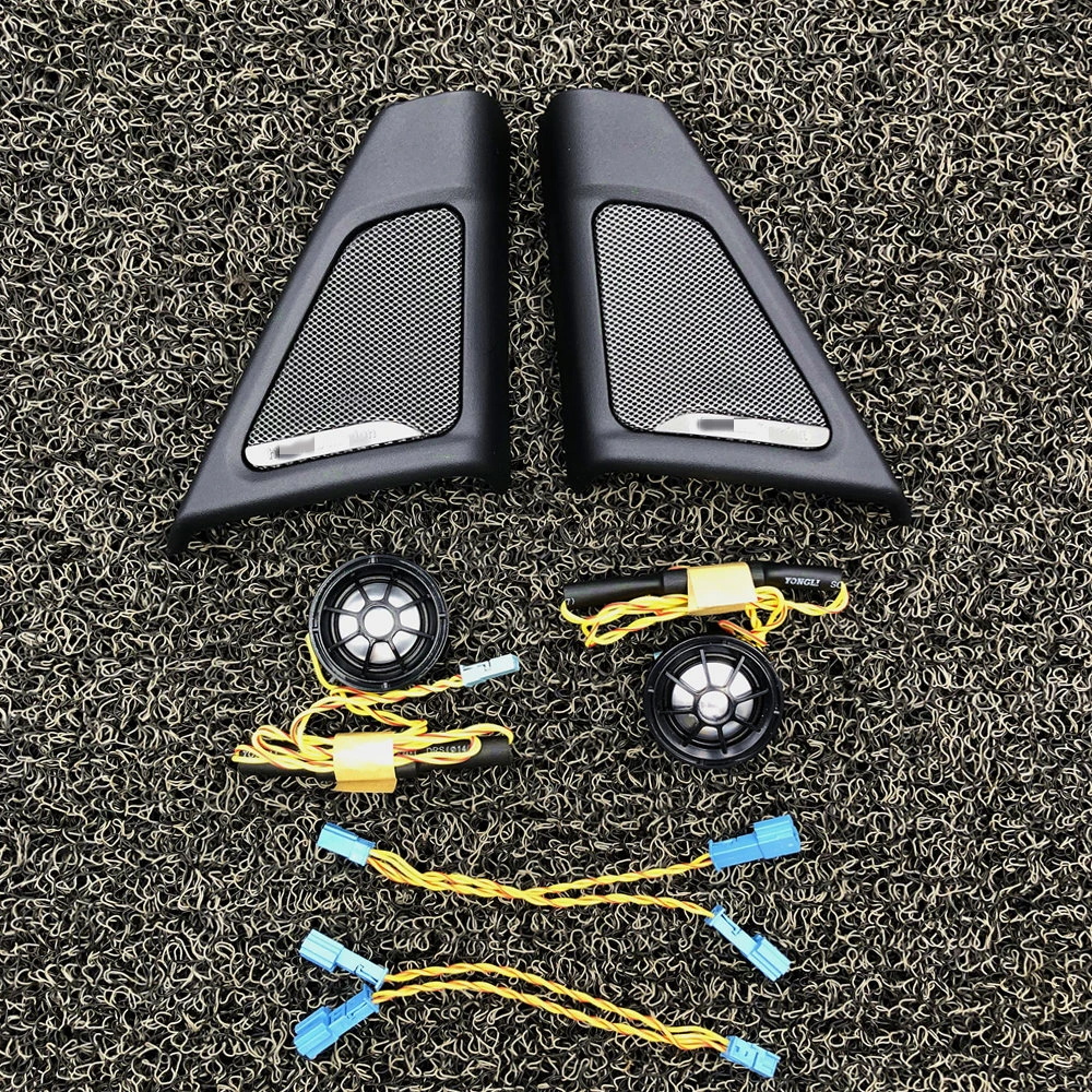Auto -Haustür -Lautsprecher für BMW F10 F11 Serie Hochwertiges Audio -Trompeten -Hochtöner -Deckungskopf Treble Horn Rahmen Dekoration Trim
