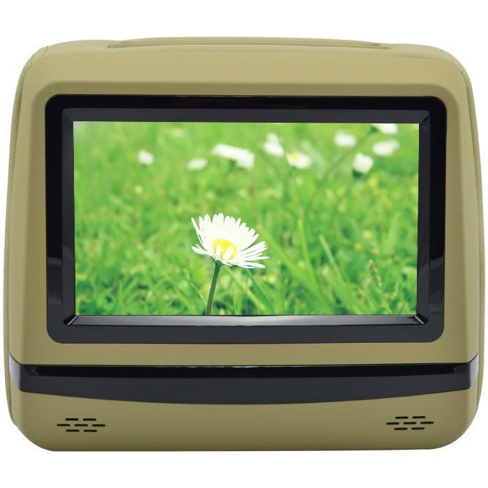 lecteur DVD de voiture Têtière avec 7 inch tête avec panneau numérique