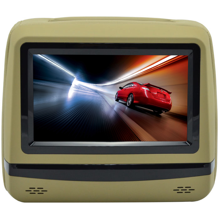 lecteur DVD de voiture Têtière avec 7 inch tête avec panneau numérique