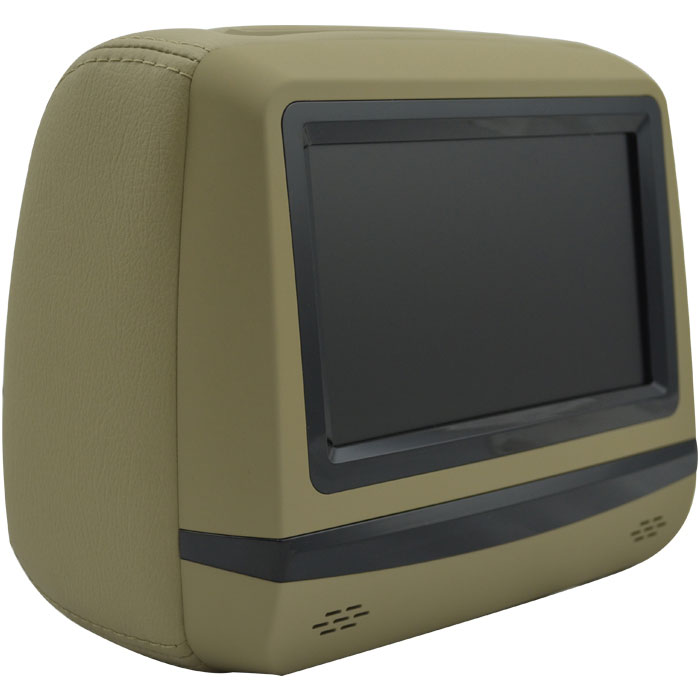 lecteur DVD de voiture Têtière avec 7 inch tête avec panneau numérique