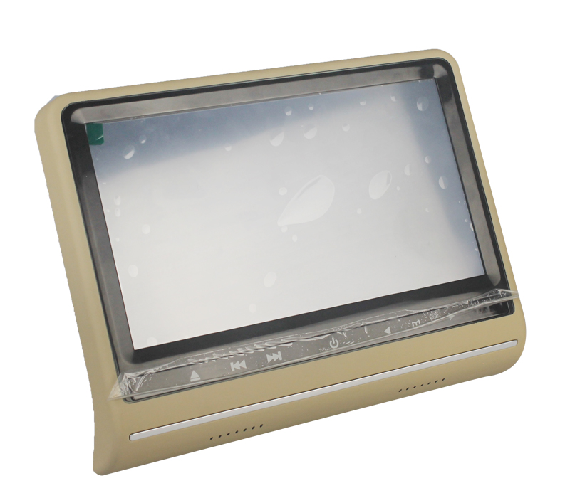 reproductor de DVD reposacabezas del vehículo con 9 "DVD reposacabezas con transmisor de HDMI / USB / SD / IR / FM y función de juego