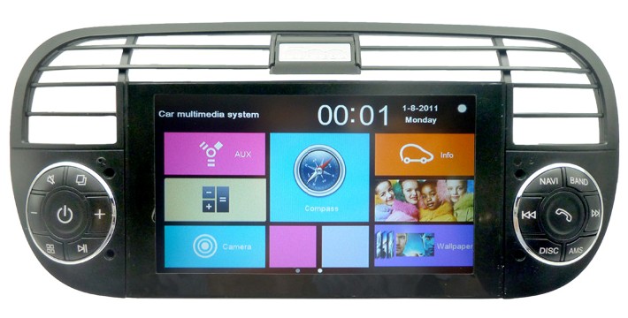 Car DVD for FIAT 500 cardvd-wholesale ST-6500