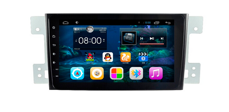 For in-dash android 7.1 Quad core HD1024*600 Suzuki Grand Vitara car central multimedia with mirror link/BT/Radio/USB/WIFI/DDR 3