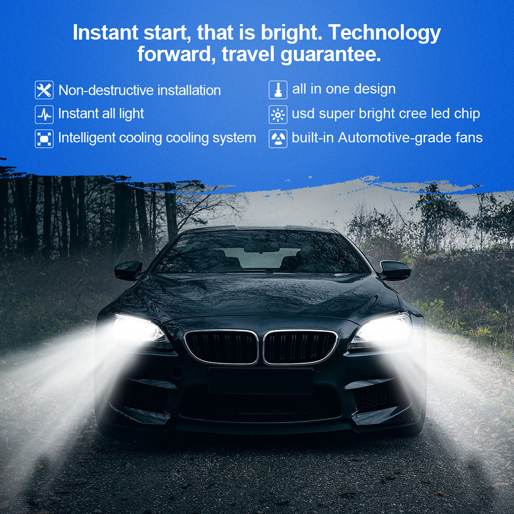 N7-H11 coche Led Linternas