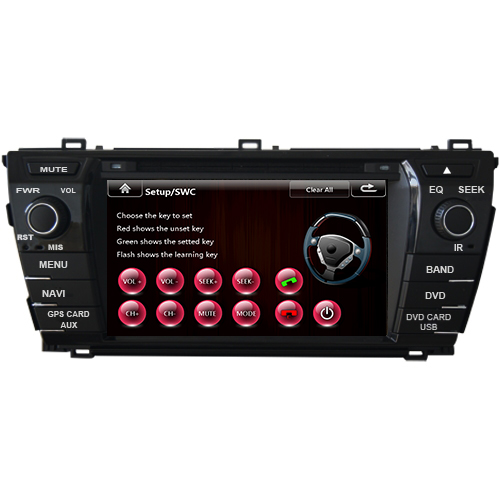 Car DVD for Toyota Corolla cardvd 2014 ST-7072