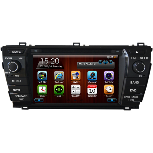 Car DVD for Toyota Corolla cardvd 2014 ST-7072