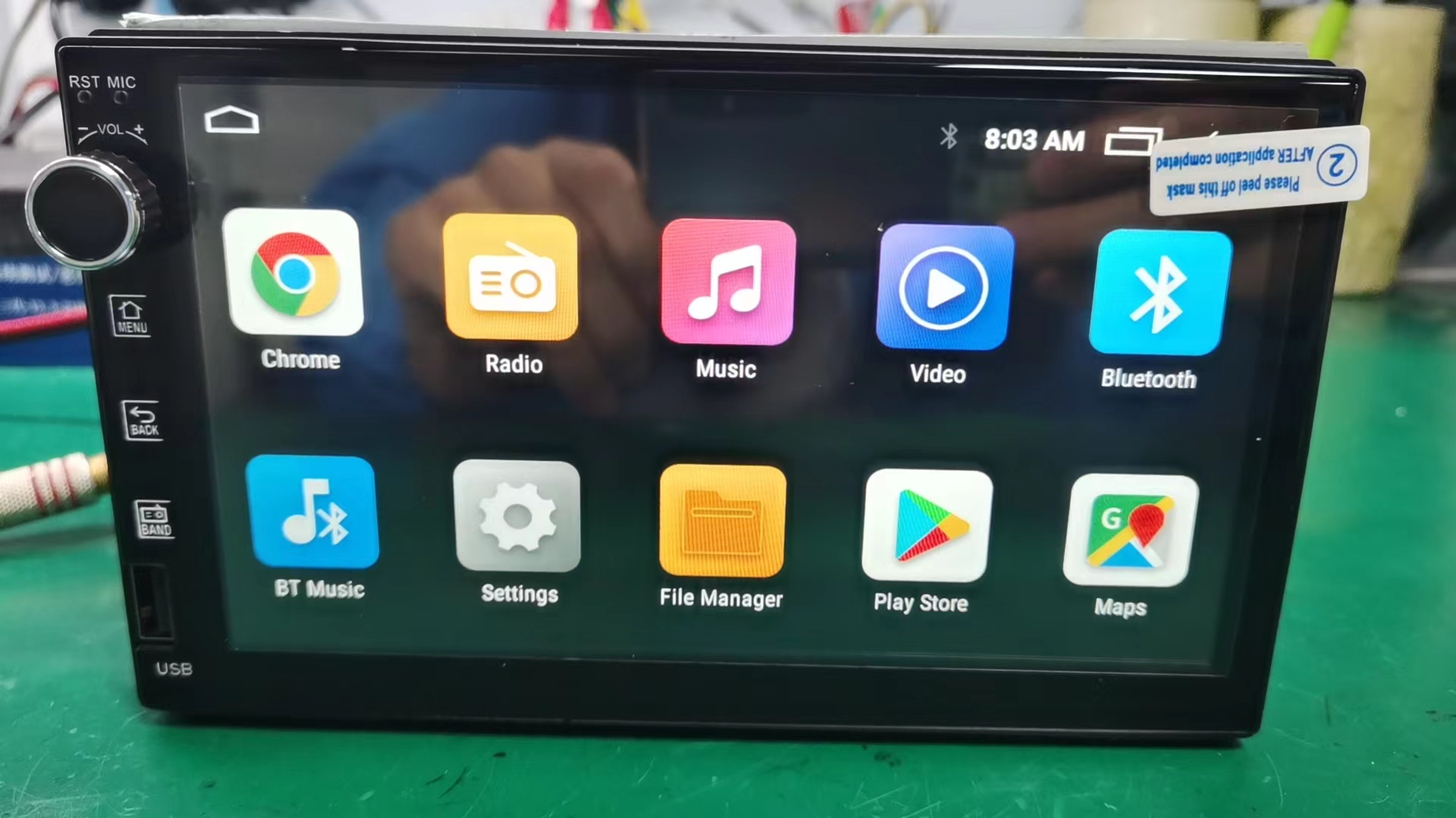 Screen de toque universal 2 DIN Android Radio DVD Player Multimídia Dune Din Din 7 polegada GPS Navigation Car