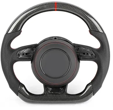 Wholesale carbon fiber steering wheel for A-ADI RS6 RS3 Audi A3 A4 A5 A6 C7 Flying B8.5 A-ADI S5