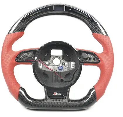 Wholesale carbon fiber steering wheel for A-ADI RS6 RS3 Audi A3 A4 A5 A6 C7 Flying B8.5 A-ADI S5