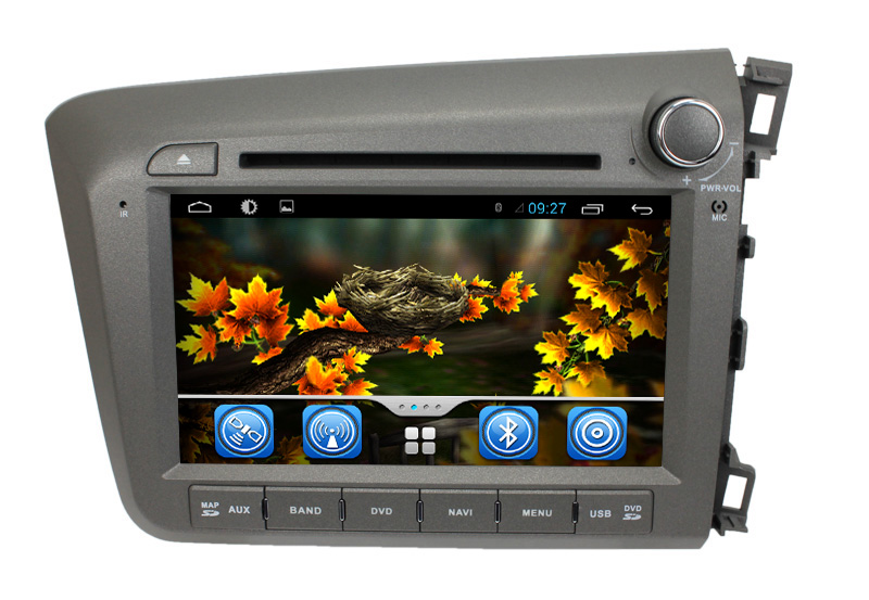 Android 7.1 Auto DVD für Honda Civic 2012 Recht ST-6039C