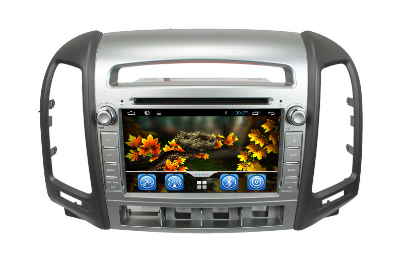 الروبوت 7.1سيارة دي في دي الحديثة سانتا جديدة الحديد 2010-2012 (ST-8431C)