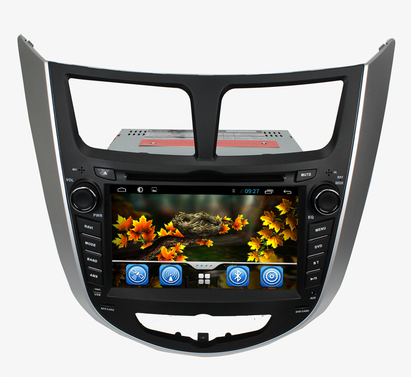 Android 7.1 Car DVD moderno Bernardo 2010-2012 / accento / Solaris ST-8329C