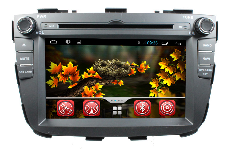 Android 7.1系统的车载DVD起亚索兰托2013（ST-8164C）