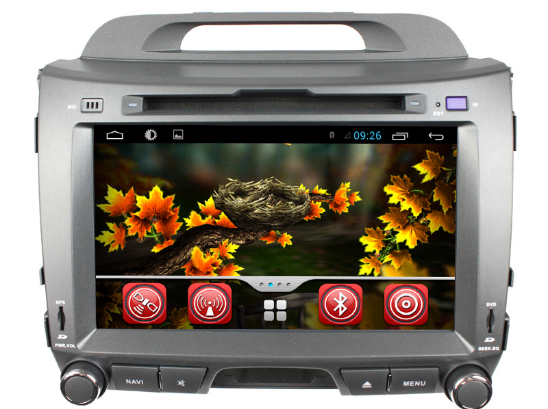 安卓7.1车载DVD起亚狮跑R（ST-8238C）