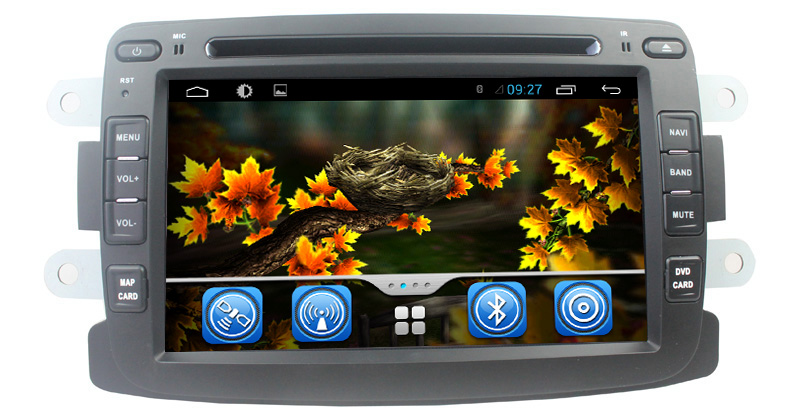 르노 먼지 떨이 / 건 / Sandero ST-8050C에 대한 안드로이드 7.1 자동차 DVD