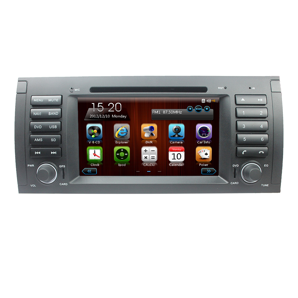 BMW E39 ST-9174 için araba dvd