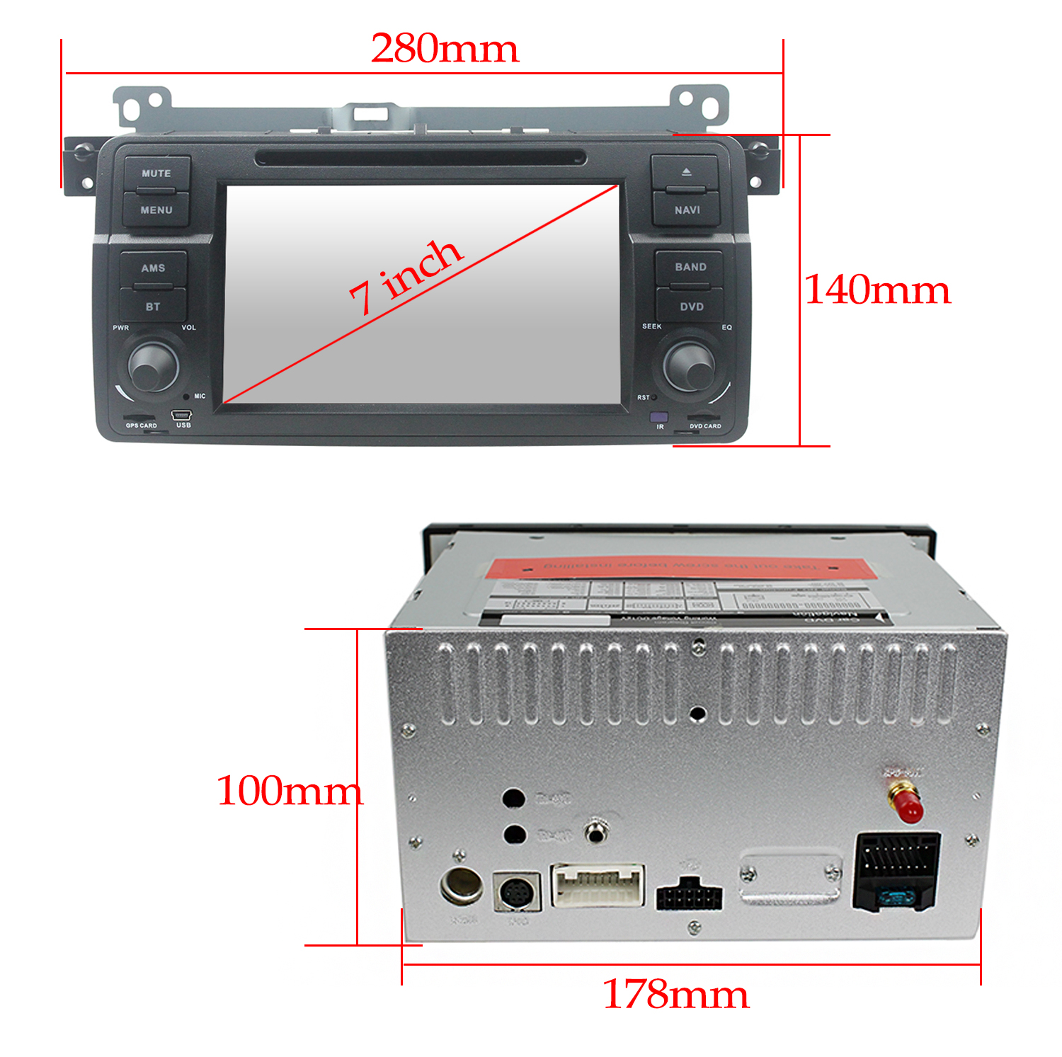 car dvd for BMW E46 ST-9172
