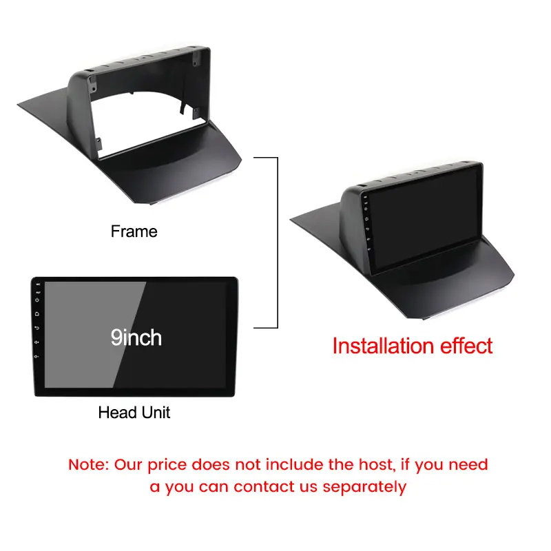 car multimedia player Fascia frame car dvd player car video frame for Ford Ranger Fiesta Transit S-MAX Mondeo Kuga F150