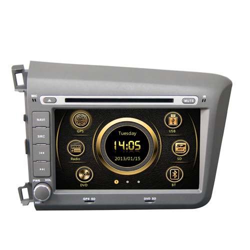 Car DVD for honda civic Car Multimedia System  2012 ST-8006