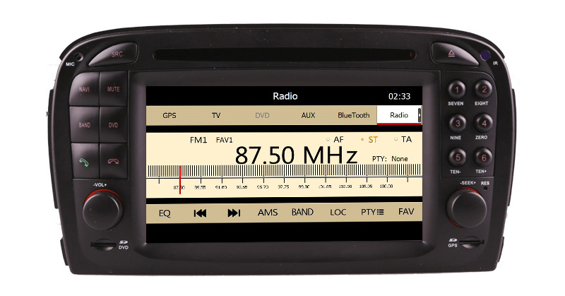 Car dvd for  ST-8817 For Mercedes SL Class (R230)