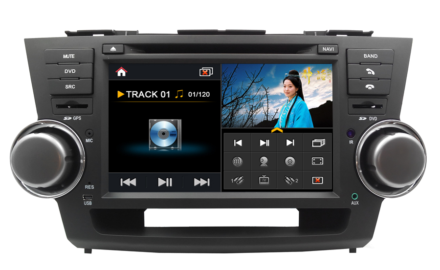lsqSTAR Car Dvd for Toyota Highlander ST-C035